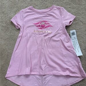 DCL Bibbidi Bobbidi Boutique Pink Short Sleeve Graphic Tunic Tee XS